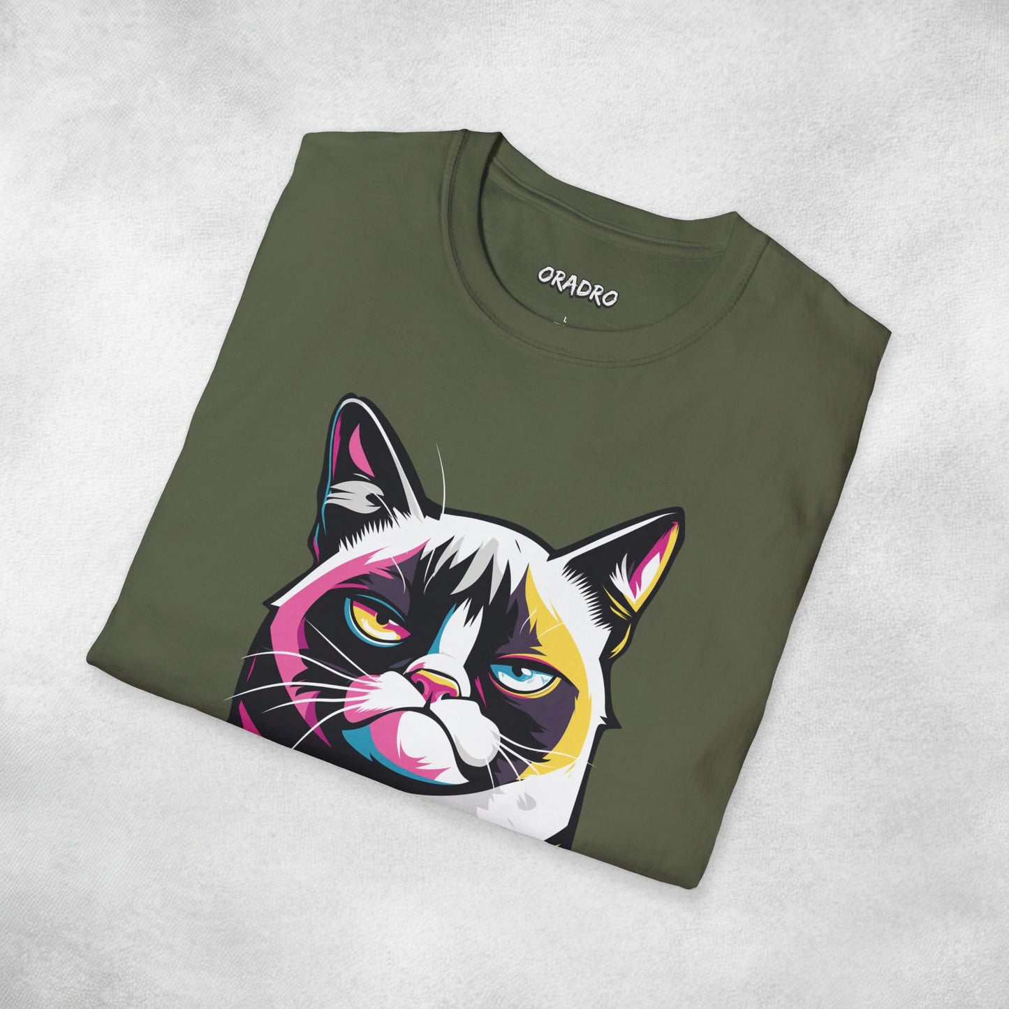 Stay Happy, I Won’t Cat T-shirt