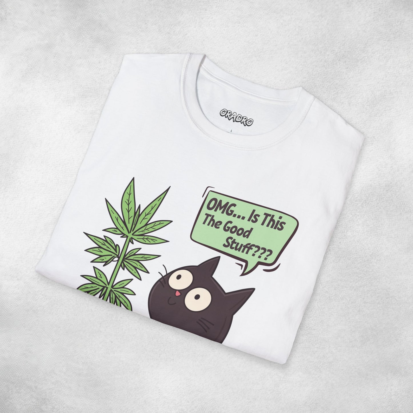 Omg Is This The Good Stuff Cat T-shirt