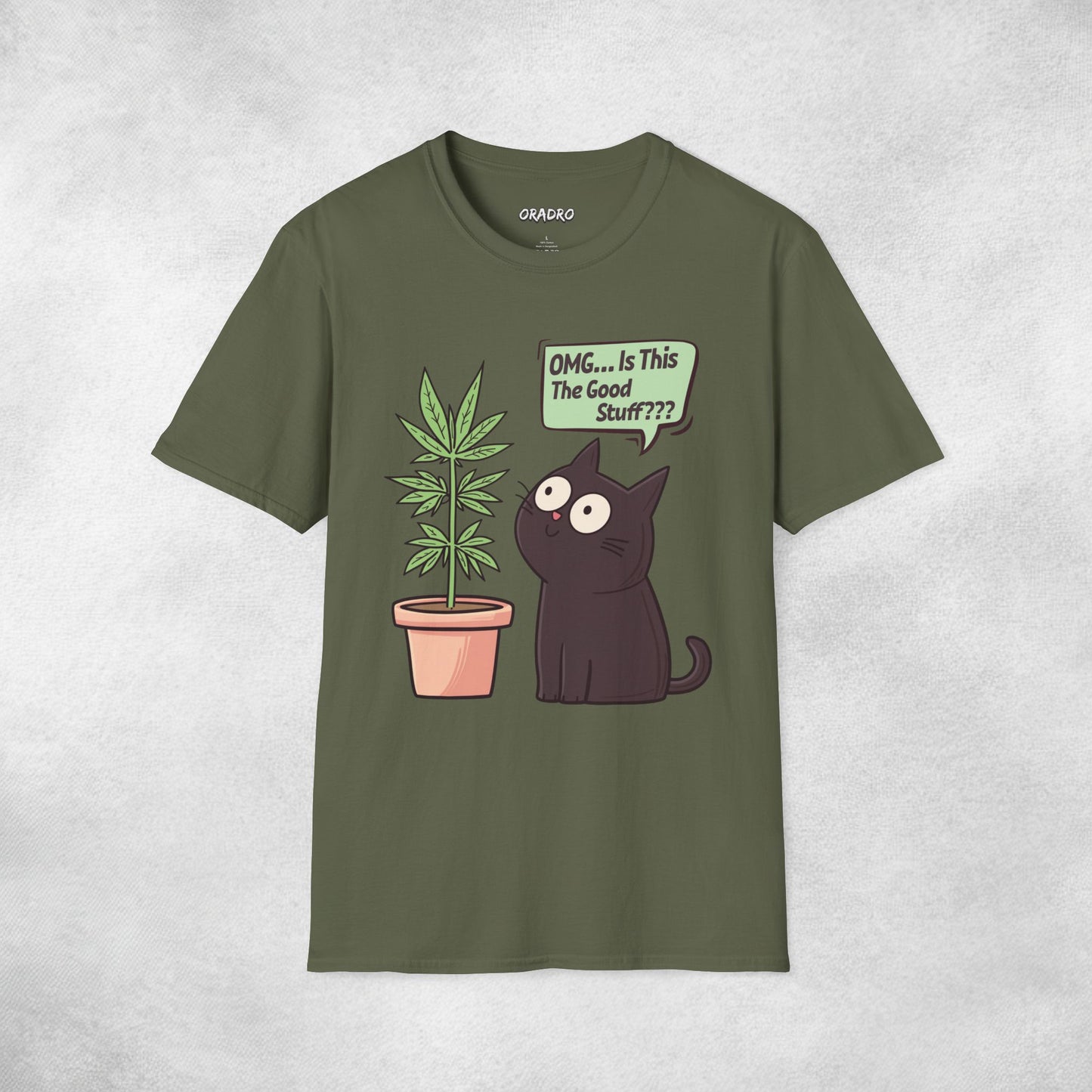 Omg Is This The Good Stuff Cat T-shirt