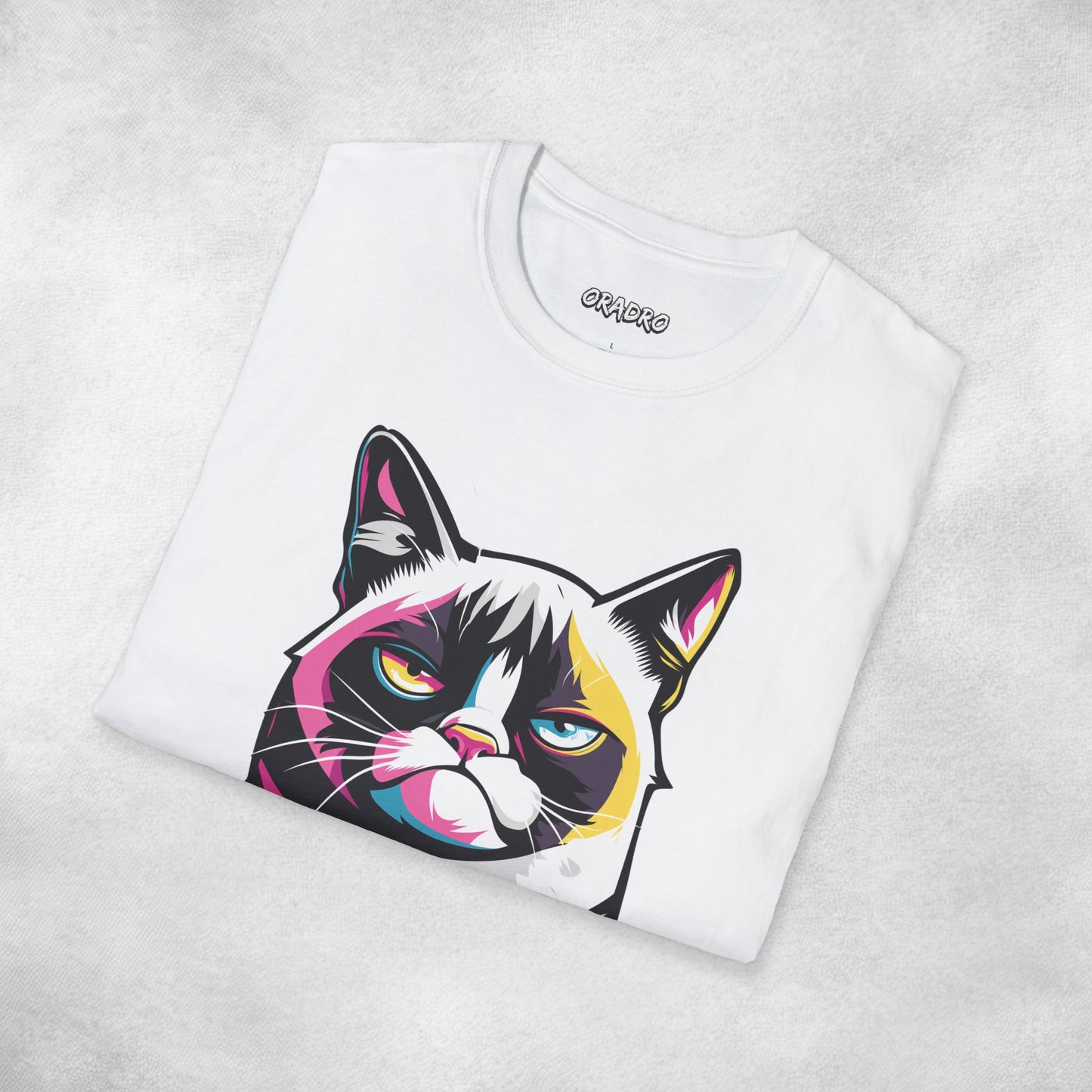 Stay Happy, I Won’t Cat T-shirt