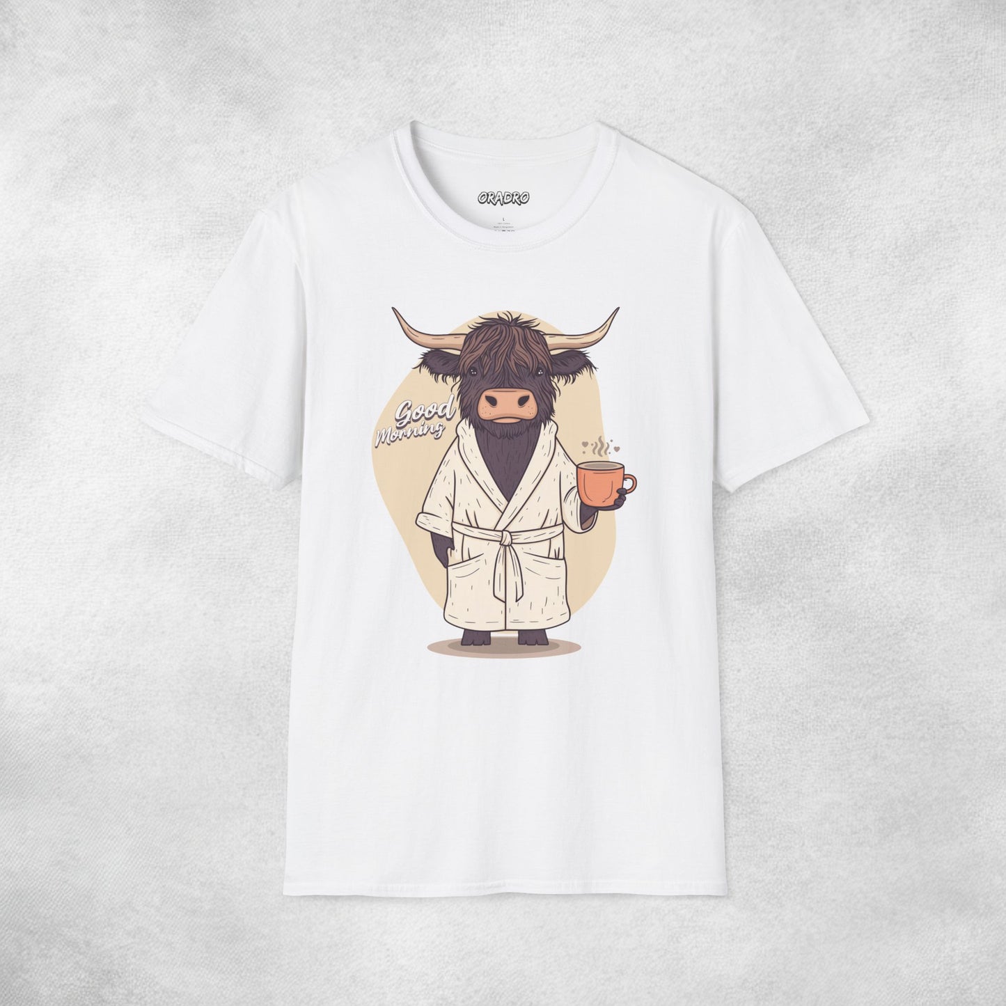 Good Morning Highland Cow T-shirt
