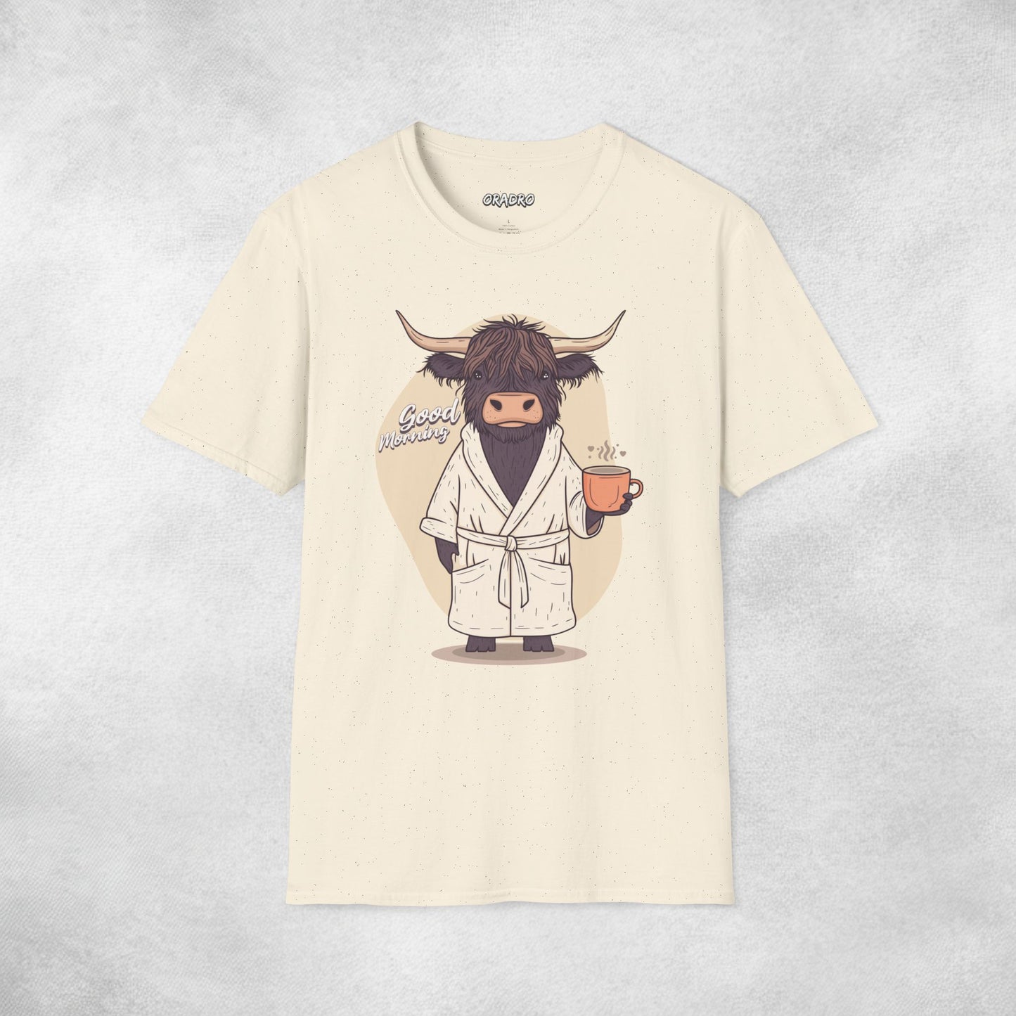 Good Morning Highland Cow T-shirt