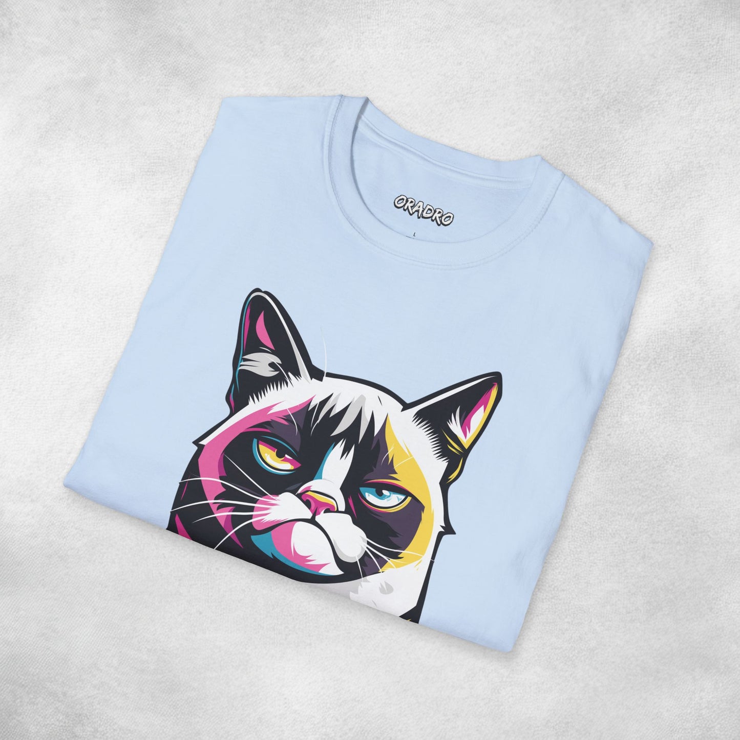 Stay Happy, I Won’t Cat T-shirt