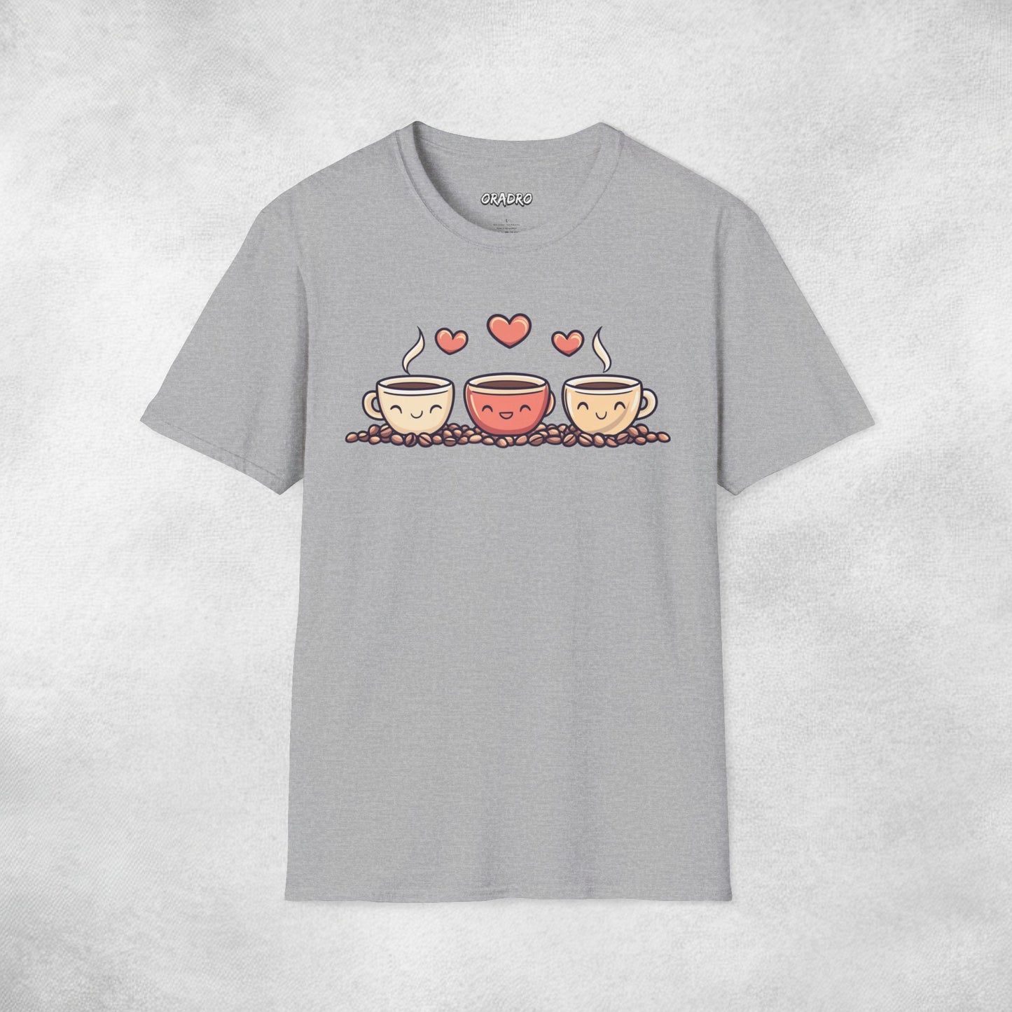 Coffee Cups Morning Joy T-shirt
