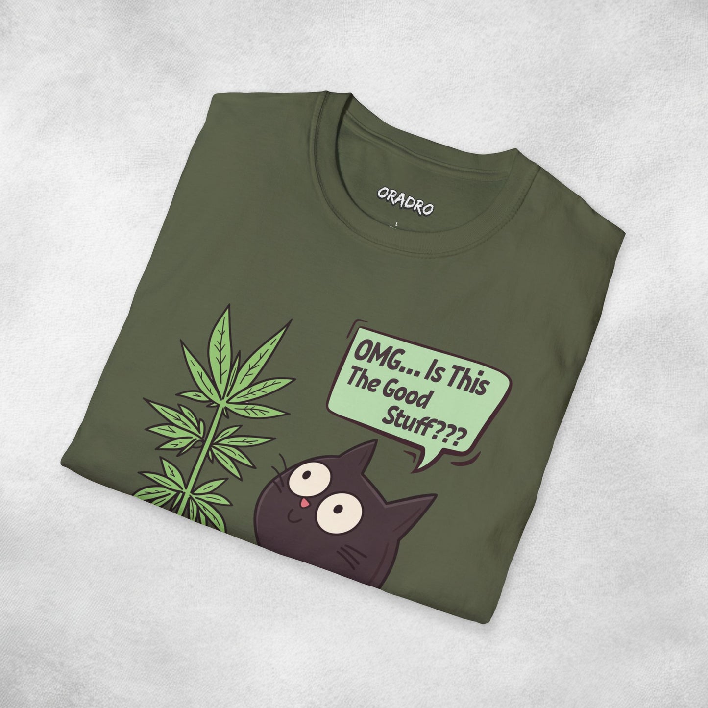 Omg Is This The Good Stuff Cat T-shirt