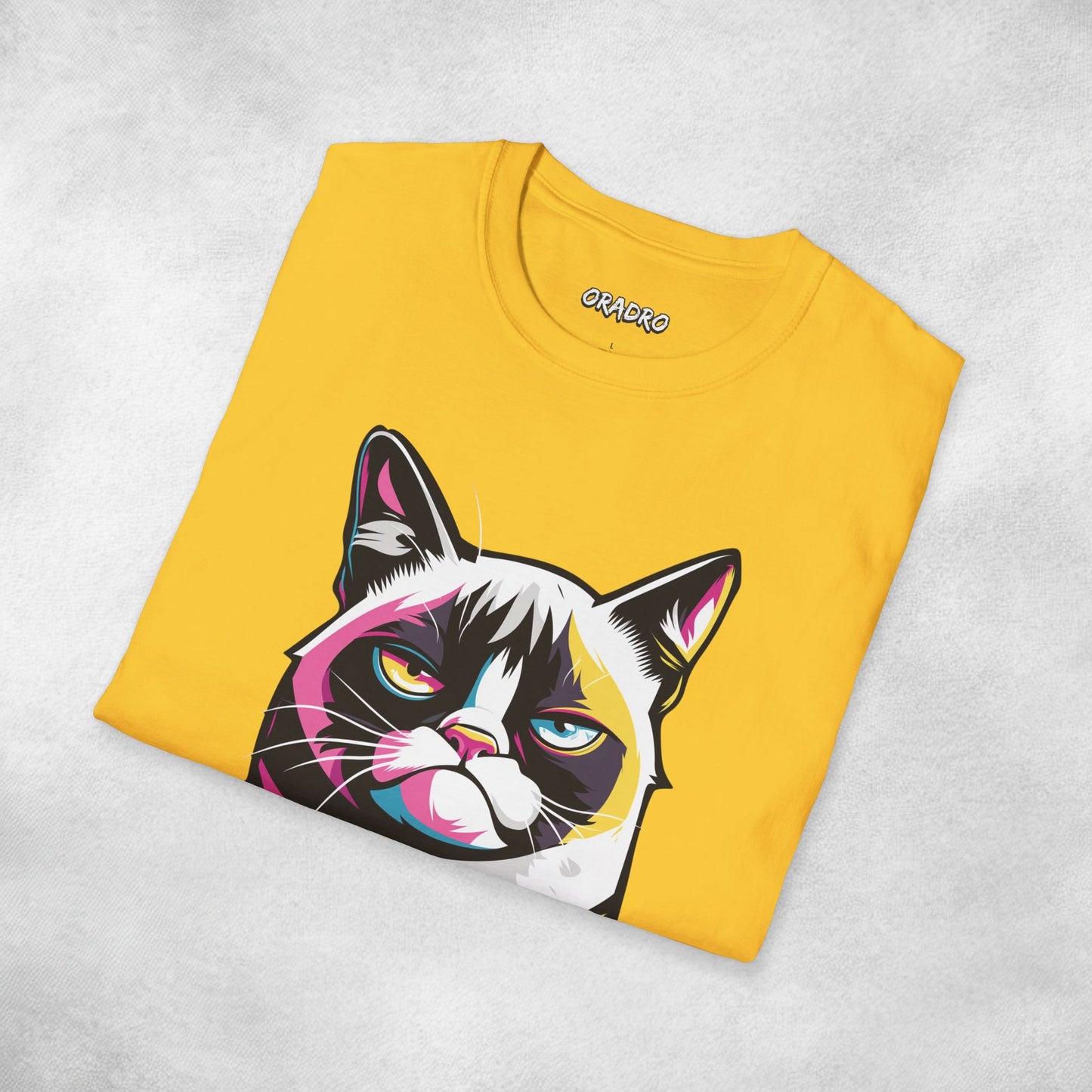 Stay Happy, I Won’t Cat T-shirt