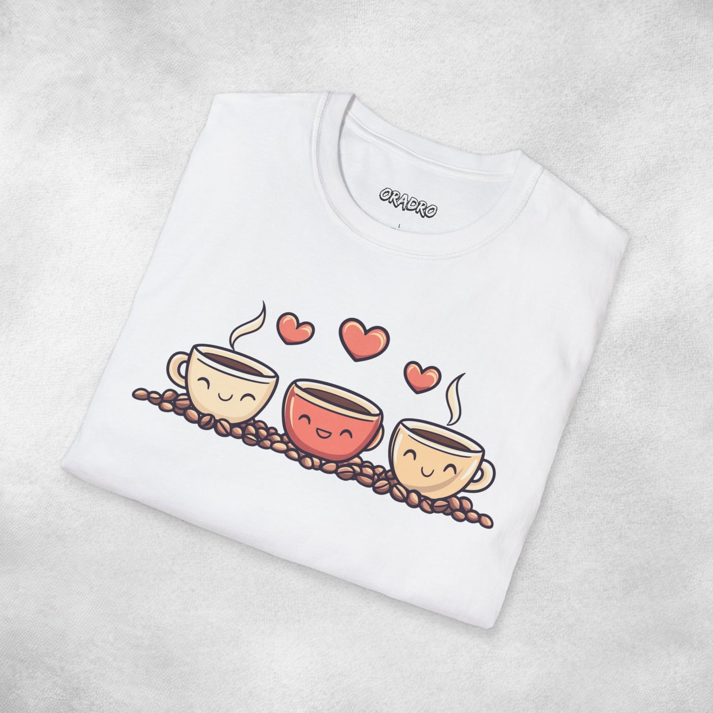 Coffee Cups Morning Joy T-shirt
