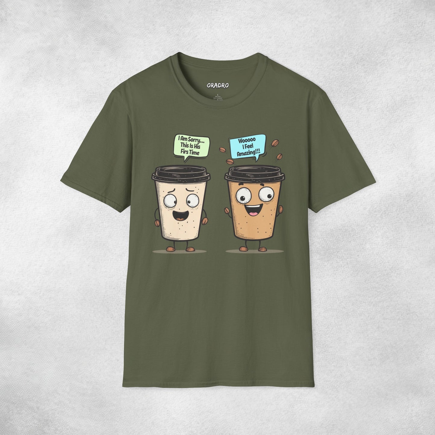 I Feel Amazing Coffee Cups T-shirt