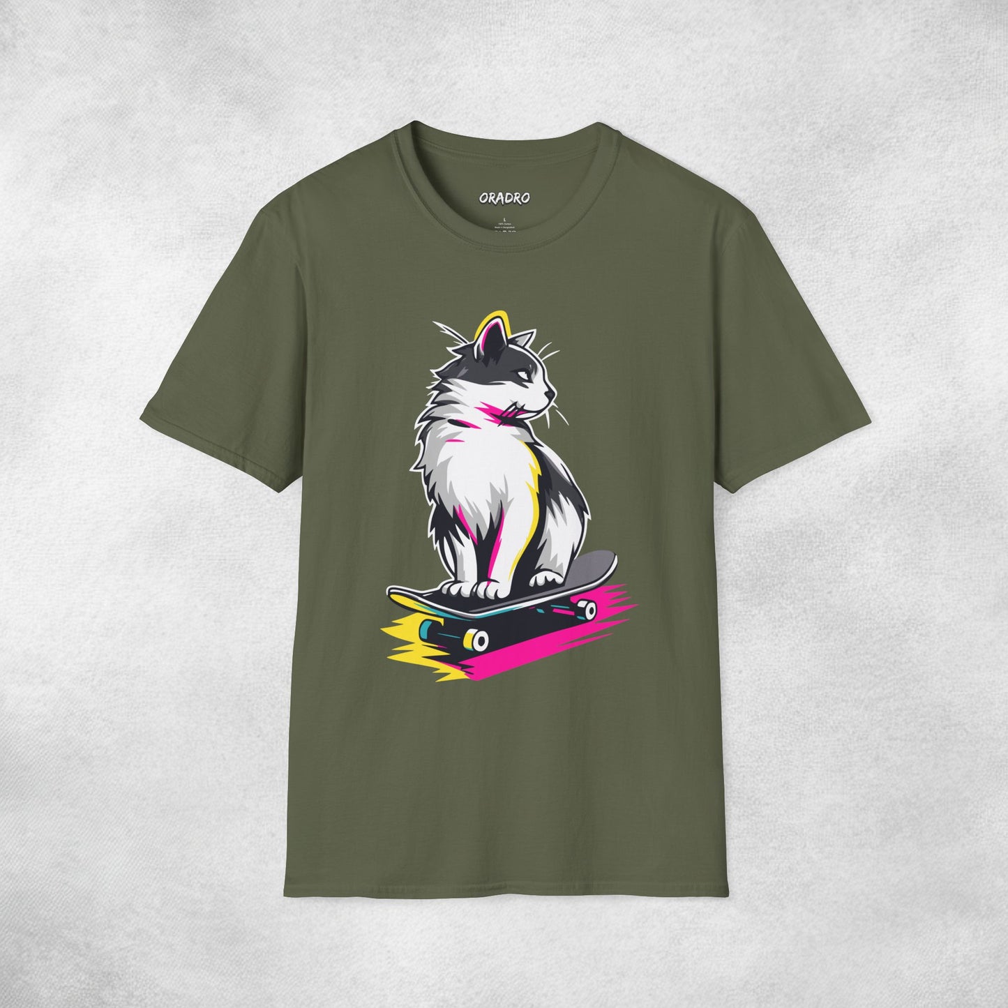 Skater Paws Cat T-shirt