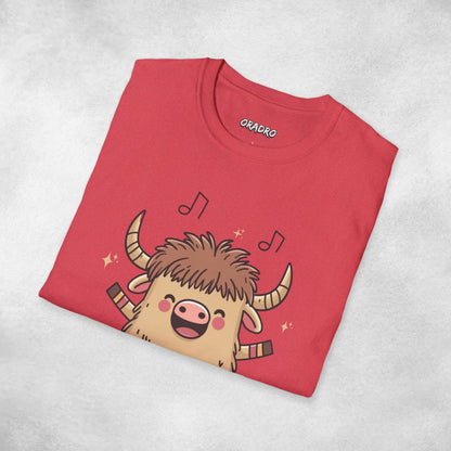 Highland Dancing Cow T-shirt