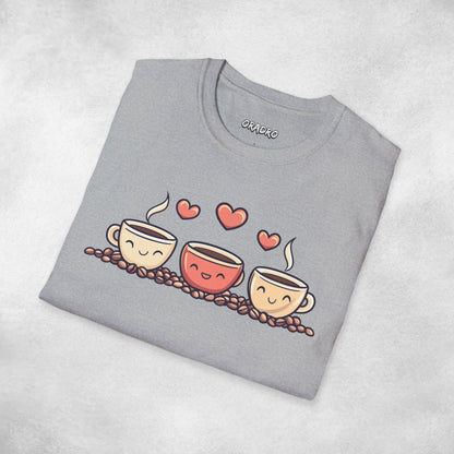 Coffee Cups Morning Joy T-shirt