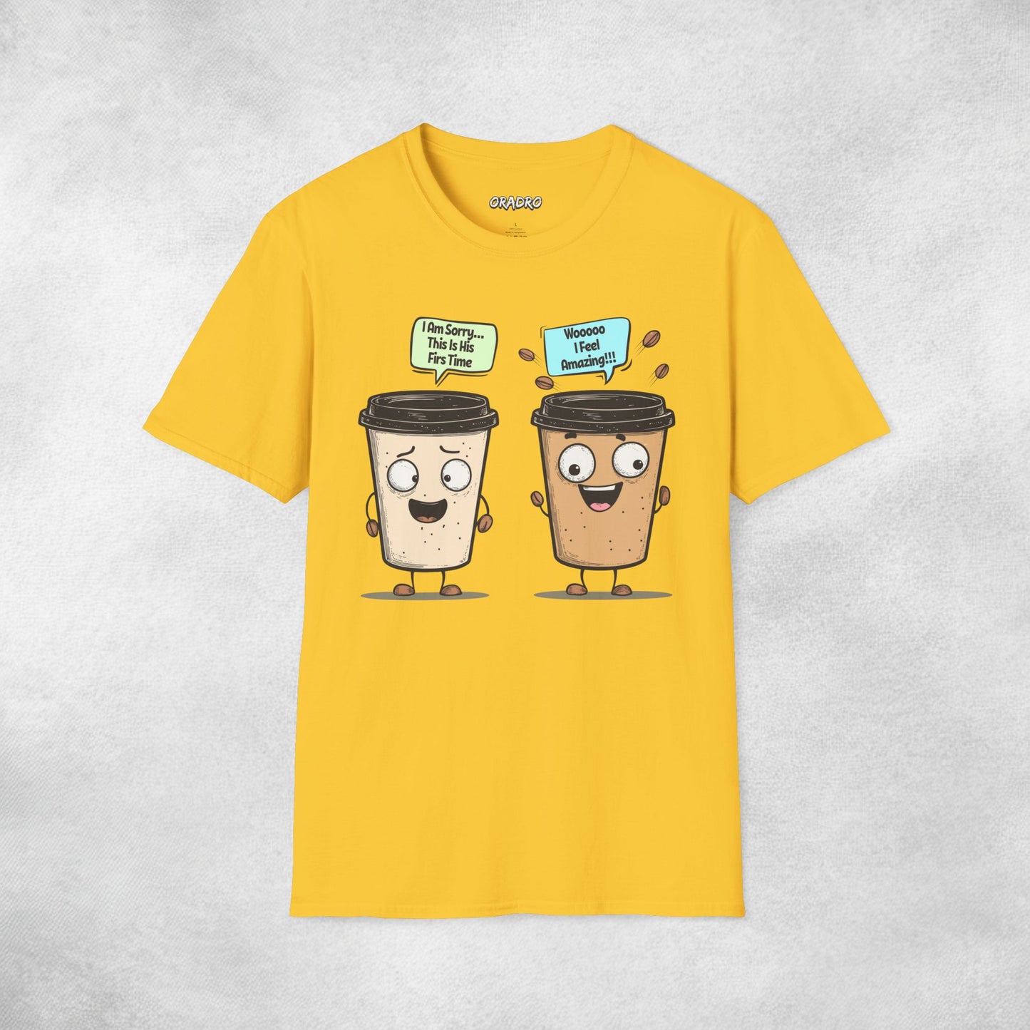 I Feel Amazing Coffee Cups T-shirt