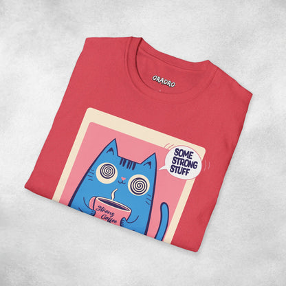 Some Strong Stuff Cat T-shirt