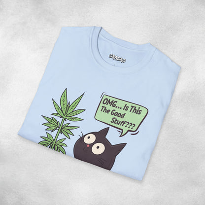 Omg Is This The Good Stuff Cat T-shirt