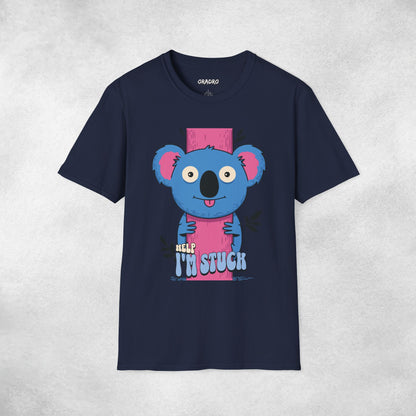 Help I'm Stuck - Koala T-shirt