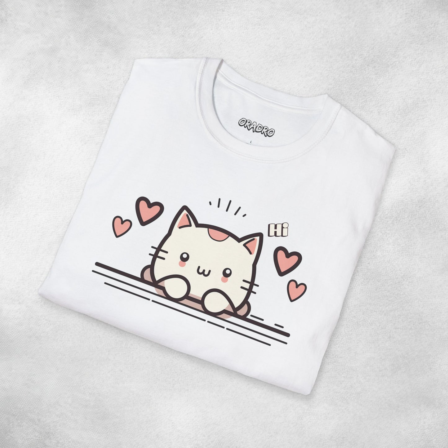 Charming Cat Hi T-shirt