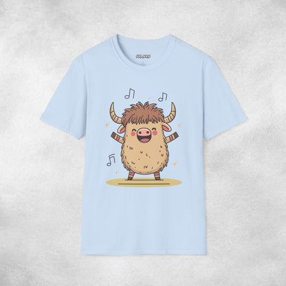 Highland Dancing Cow T-shirt