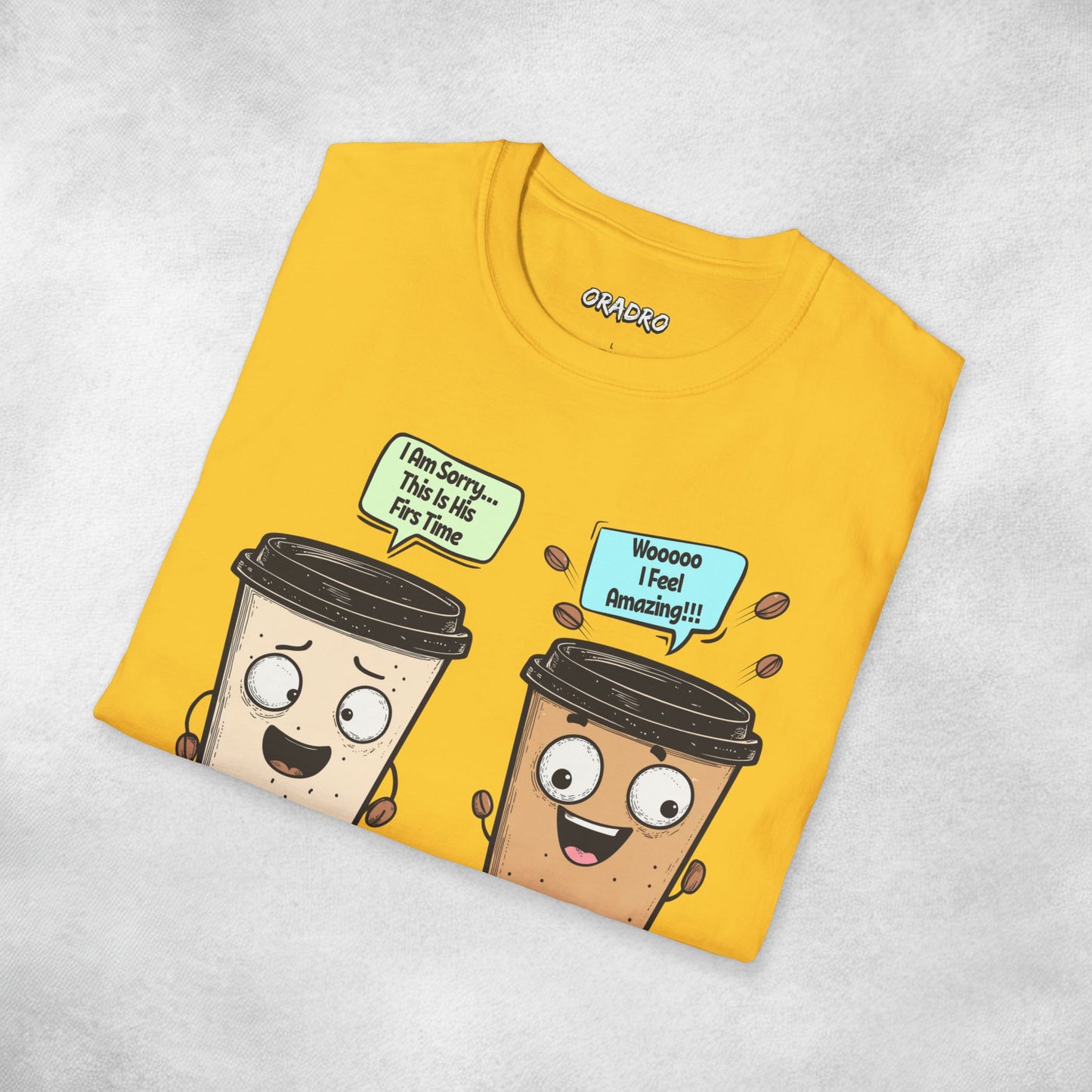 I Feel Amazing Coffee Cups T-shirt