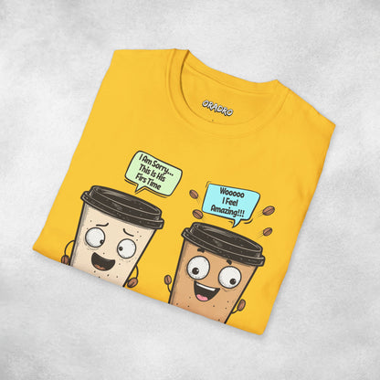 I Feel Amazing Coffee Cups T-shirt