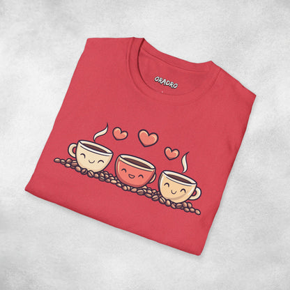 Coffee Cups Morning Joy T-shirt