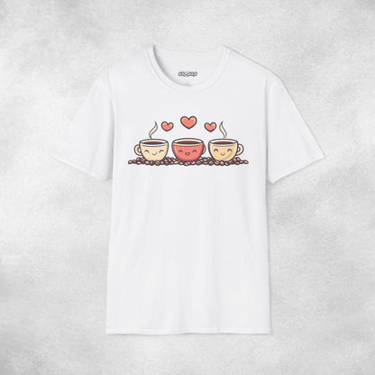 Coffee Cups Morning Joy T-shirt
