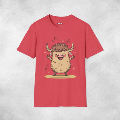 Highland Dancing Cow T-shirt