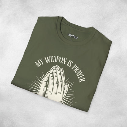 My Weapon is Prayer T-shirt