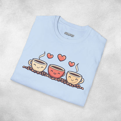 Coffee Cups Morning Joy T-shirt