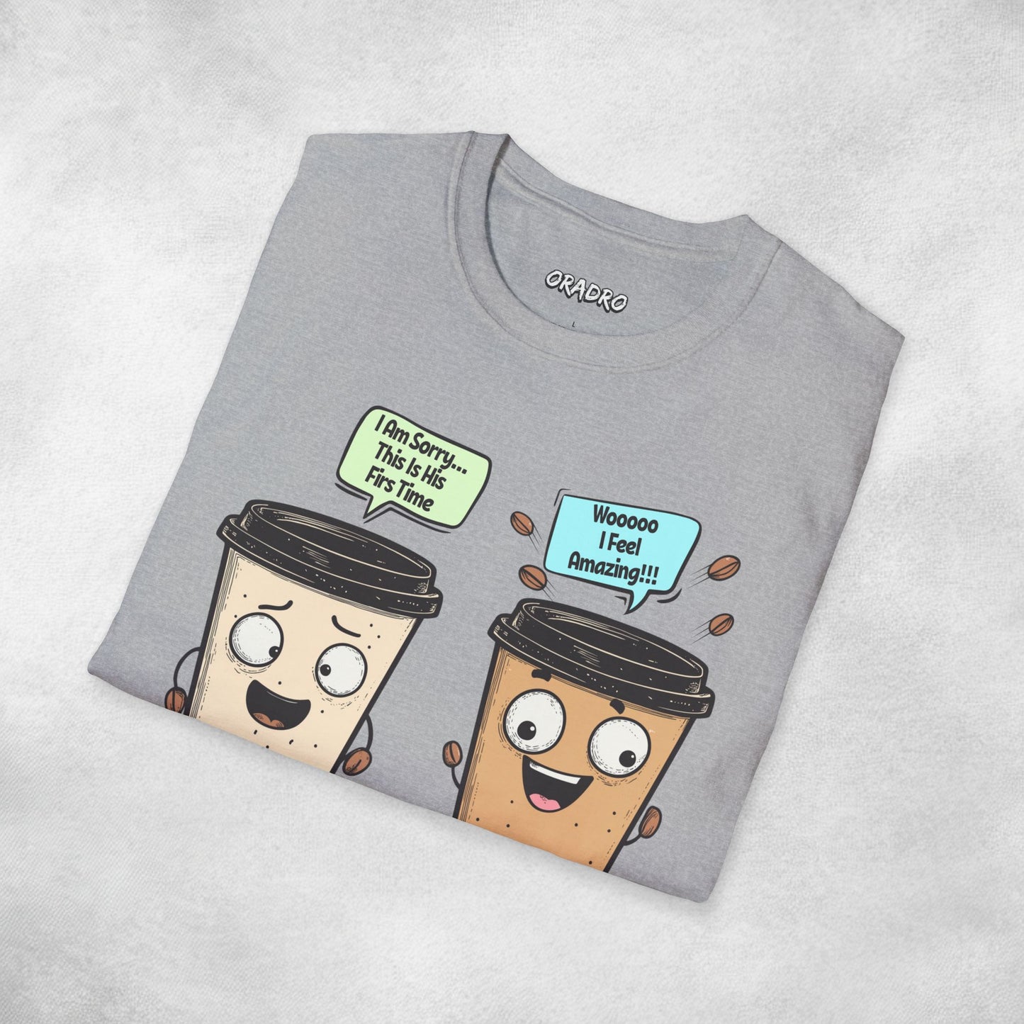 I Feel Amazing Coffee Cups T-shirt