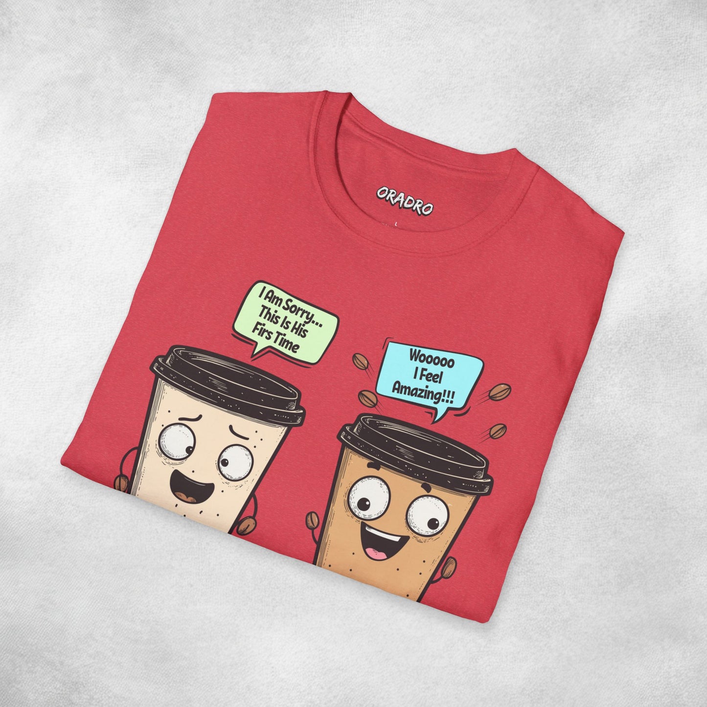 I Feel Amazing Coffee Cups T-shirt