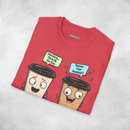I Feel Amazing Coffee Cups T-shirt