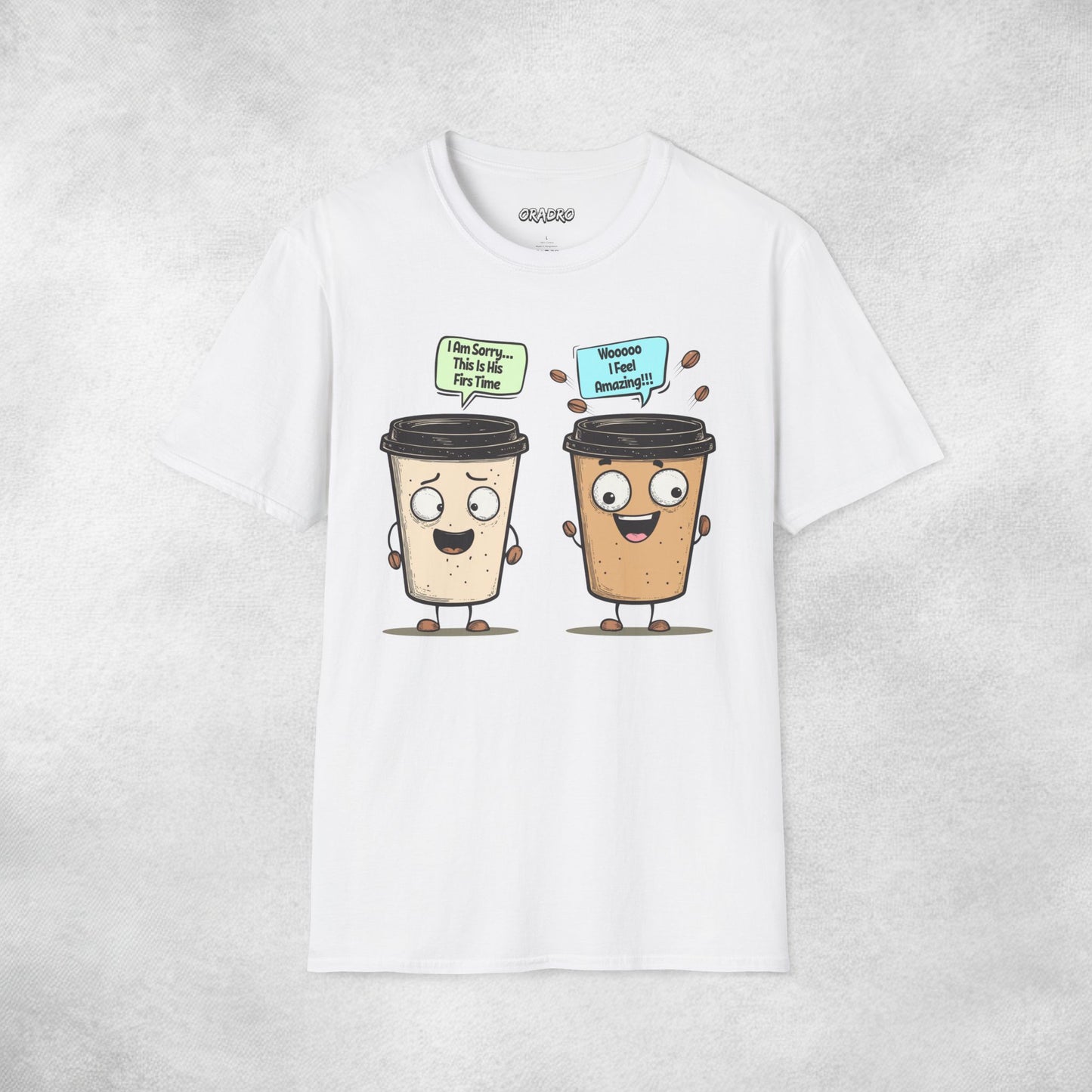 I Feel Amazing Coffee Cups T-shirt