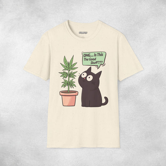 Omg Is This The Good Stuff Cat T-shirt