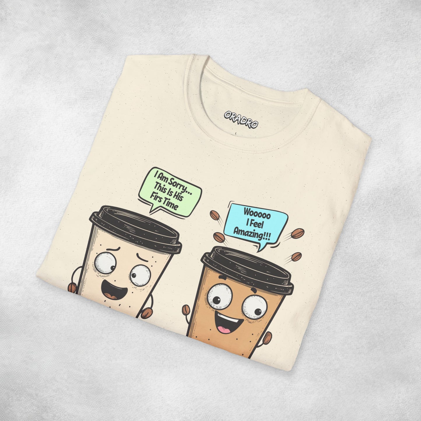 I Feel Amazing Coffee Cups T-shirt