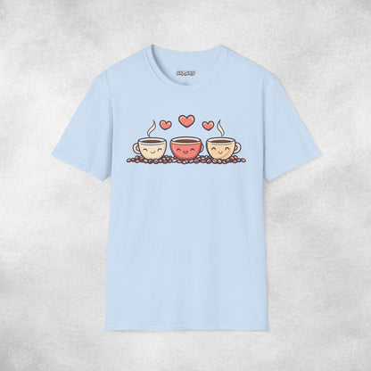 Coffee Cups Morning Joy T-shirt