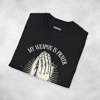 My Weapon is Prayer T-shirt