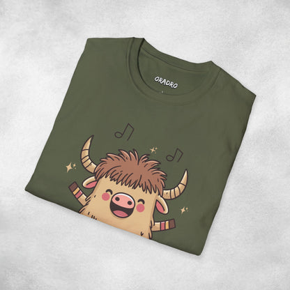 Highland Dancing Cow T-shirt