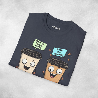 I Feel Amazing Coffee Cups T-shirt