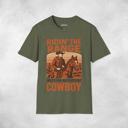 Ridin’ the Range - Cowboy T-shirt