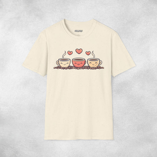 Coffee Cups Morning Joy T-shirt
