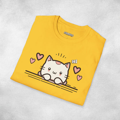 Charming Cat Hi T-shirt