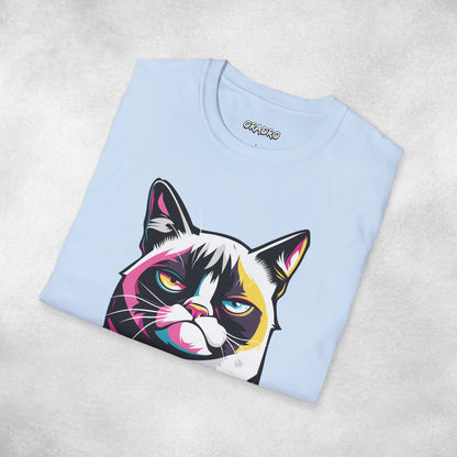 Stay Happy, I Won’t Cat T-shirt
