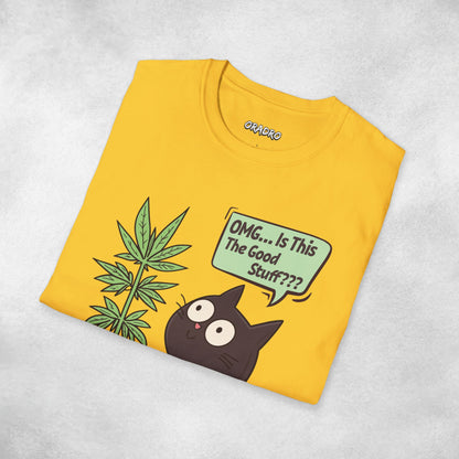 Omg Is This The Good Stuff Cat T-shirt