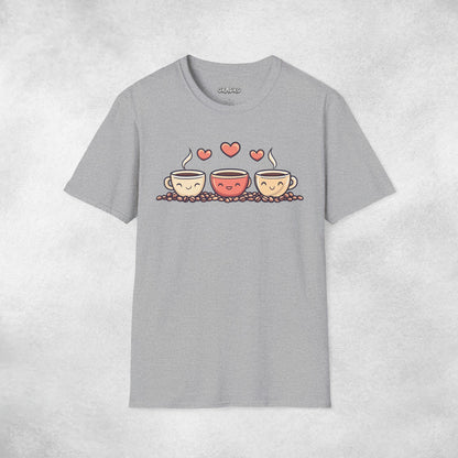 Coffee Cups Morning Joy T-shirt