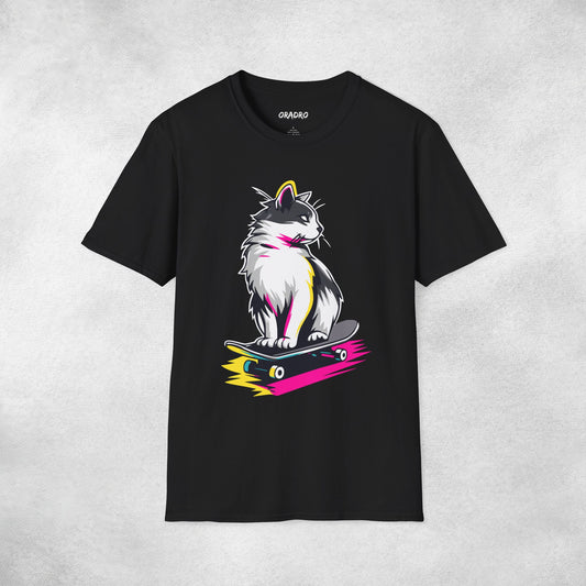 Skater Paws Cat T-shirt