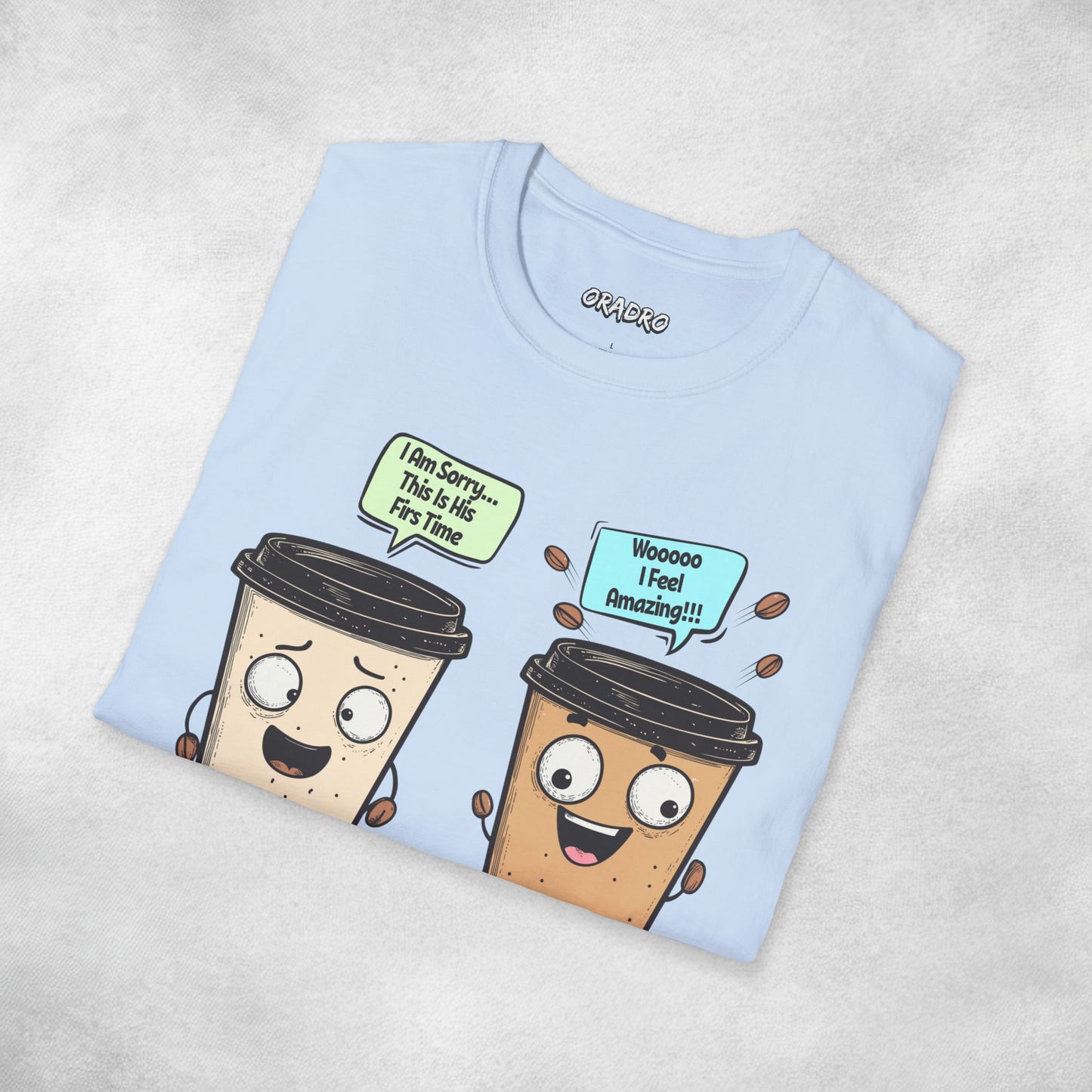 I Feel Amazing Coffee Cups T-shirt