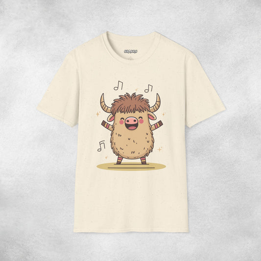 Highland Dancing Cow T-shirt