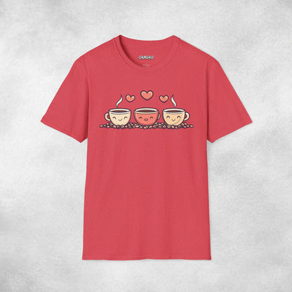Coffee Cups Morning Joy T-shirt