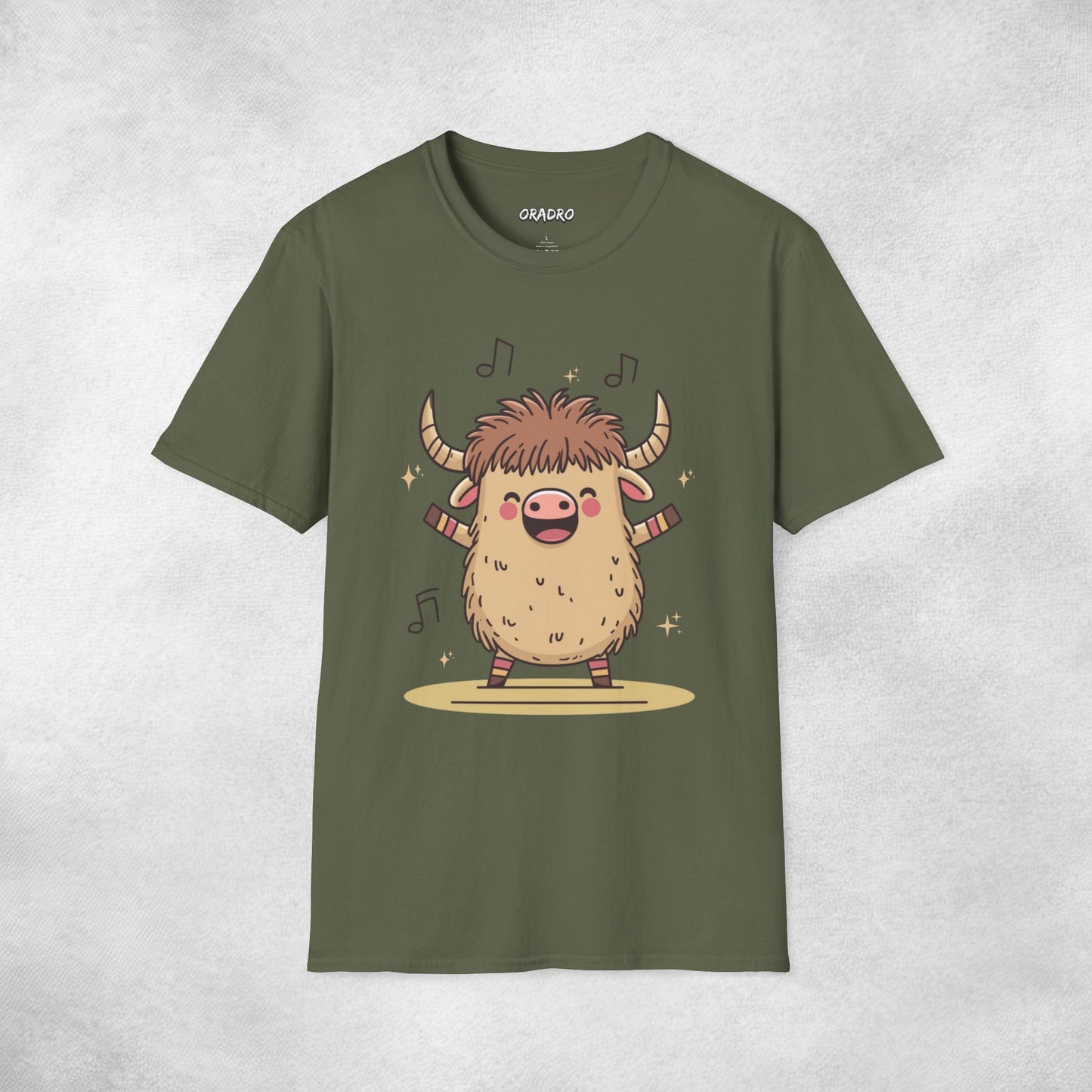 Highland Dancing Cow T-shirt
