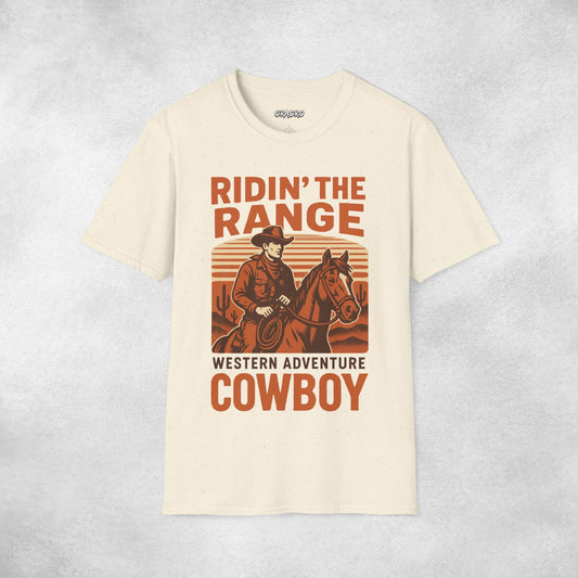 Ridin’ the Range - Cowboy T-shirt